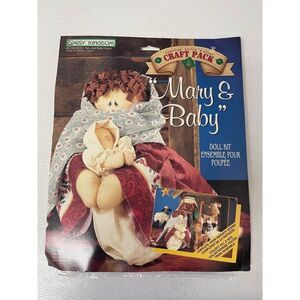 Daisy Kingdom Mary & Baby Jesus Doll Kit Craft Pack 0130-05001 NOS